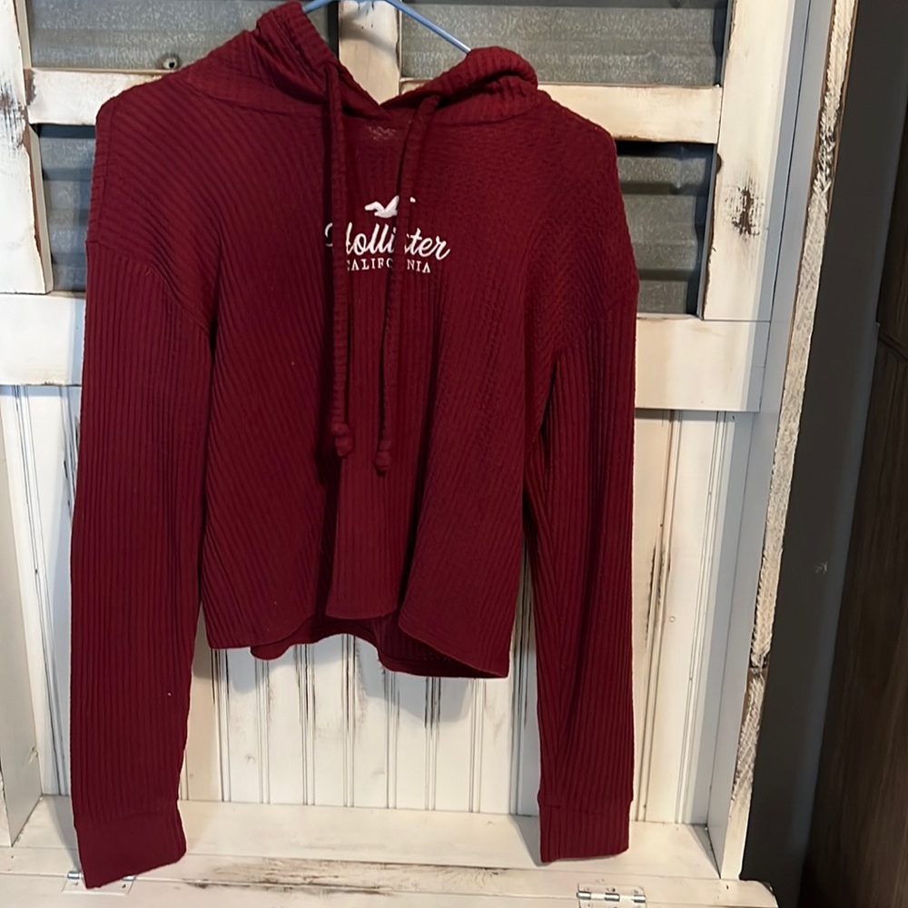 Red hollister sweatshirt